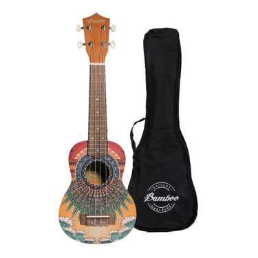 Ukulele Concierto Bamboo Bu-23 Sunshine Ukelele Con Funda